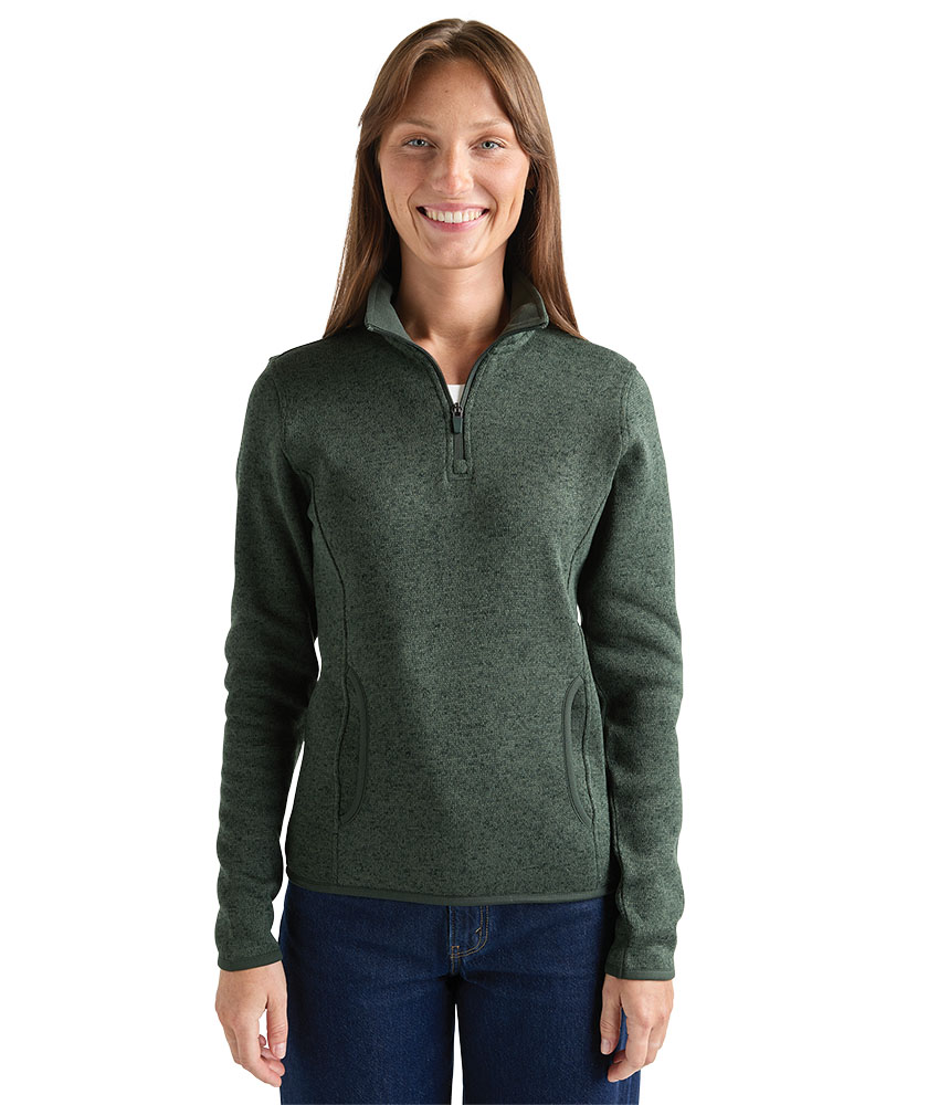 Women's Heathered Fleece Pullover 6