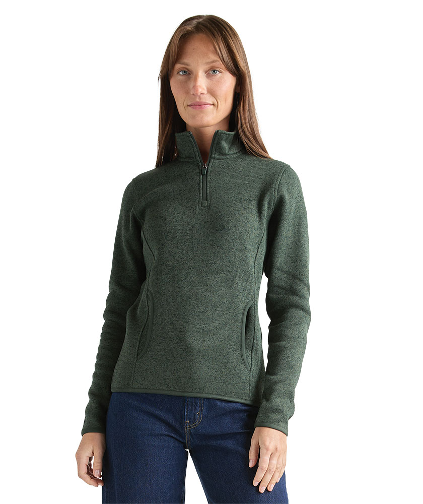 Women's Heathered Fleece Pullover 60