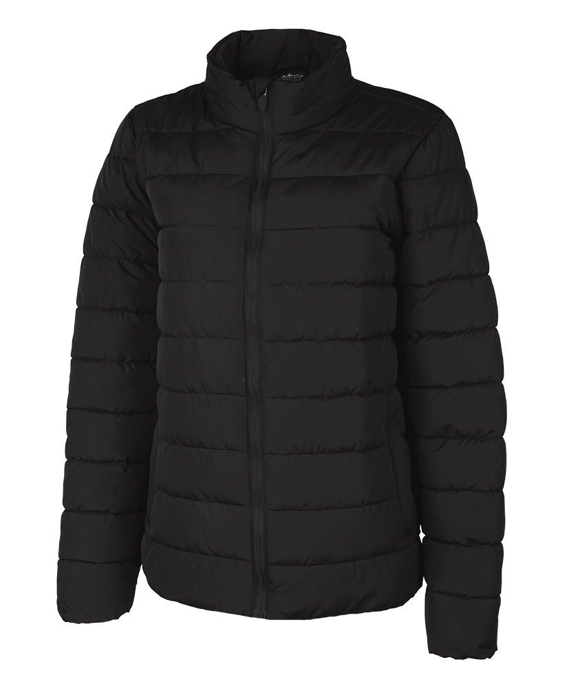 Charles River Apparel Women's Pioneer Puffer Jacket in Black