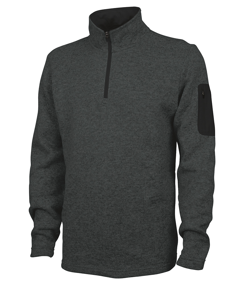 M's Heathered Fleece Pullover