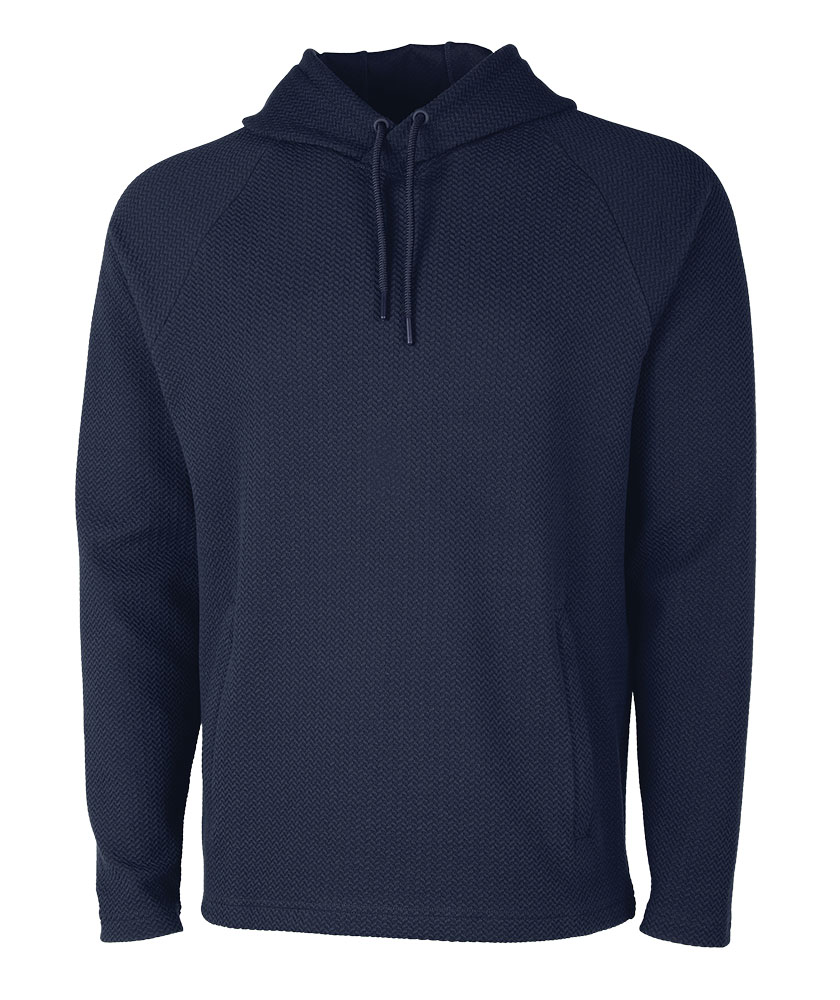 Charles River Apparel Men's TexturKnit™ Hoodie in Navy